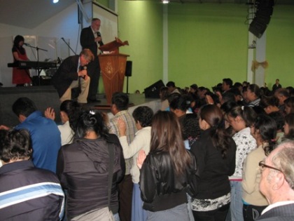 A time of repentance in Bogotá, Colombia A time of repentance in Bogotá, Colombia
